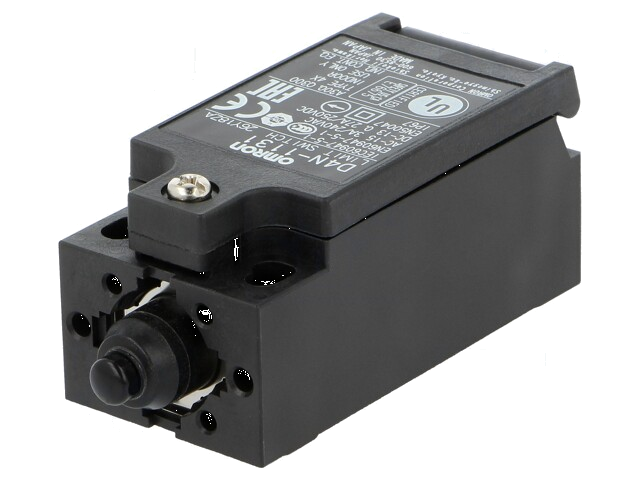 Eindschakelaar; pin Ø6mm; NO + NC; 10A; max.240VAC; max.250VDC Eindschakelaar; pin Ø6mm; NO + NC; 10A; max.240VAC; max.250VDC